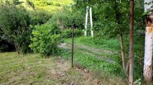 Поставил забор из рабицы за один день