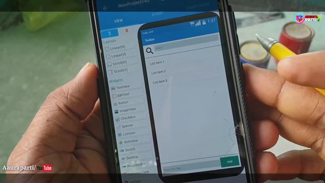 Custom listview data search offline and online activity in sketchware/Aauraparti
