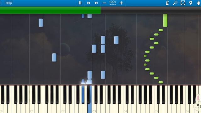 🎹Maksim Mrvica - Rhapsody on a Theme of Paganini (Piano Tutorial Synthesia)❤️♫ смотреть онлайн