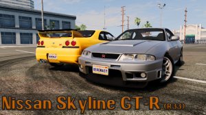 Мод Nissan Skyline GT-R R33 для BeamNG.drive