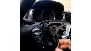 мурано z51 замена подрулевого шлейфа (улитка )