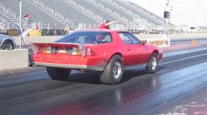 1985 Z28 Camaro 10.5 Outlaw Quater Mile Run