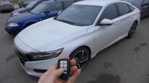 Хонда Аккорд 10 дистанционный автозапуск двигателя со штатного чип ключа зажигания