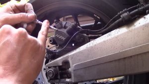Changing rear brake pads - 2015 Honda CBR650F