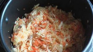 Тушеная капуста в мультиварке-скороварке