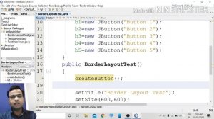 How to set Border layout of a frame in JAVA