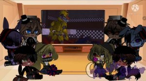 FNAF 2 & FNAF 4 React To Withered Vs Nightmares || Gacha Club