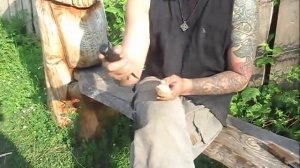 как вырезать деревянную ложку за 2 минуты