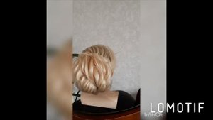 Вечерняя или свадебная  причёска.