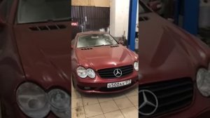 Мерседес SL500 W230 проблемы с гидроподвеской