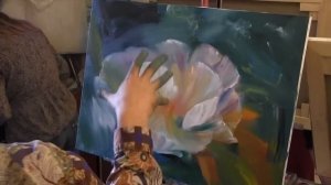 Научиться рисовать цветы, художник Сахаров, уроки живописи для начинающих