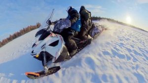 РЫБАЛКА В ДИКОЙ ТАЙГЕ. Экспедиция в Архангельскую тайгу на снегоходе Lynx. Часть 1.