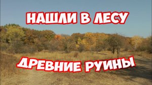Нашли в лесу развалины древних поселений. Прогулка на корыта в Ставрополе. Загадочное место в лесу