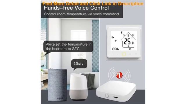 ZigBee Smart Thermostat Temperature Controller Hub Required Water/Electric floor Heating Water/Gas смотреть онлайн