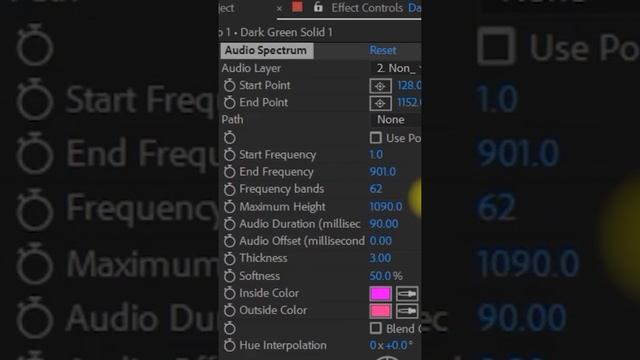 WhatsApp status circle react to audio spectrum.