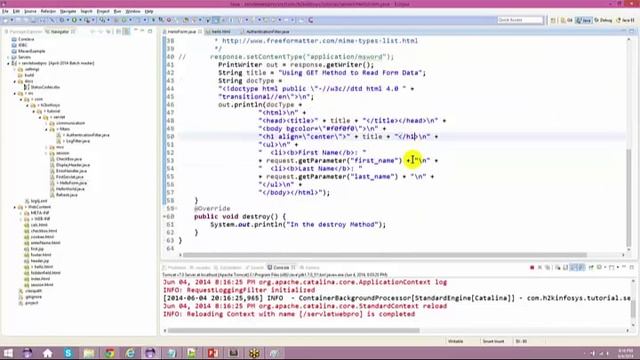 Java Online Training Beginners I Java Online Training Tutorials I Java Servlet Response Part 4