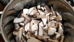 Луговые шампиньоны с картошкой, жареные на сковороде❤❤