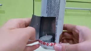 Как сделать портативный обогреватель для зимней рыбалки.