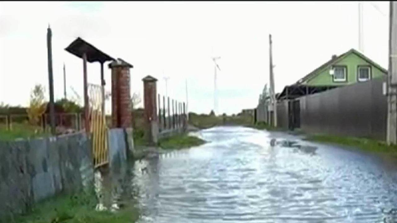 В районы Калининградской области, которые переживают сильный паводок, направлены военные Балтфлота