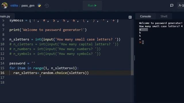 password generator in Python Tutorial