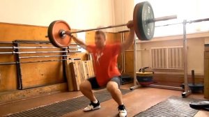 Рывок без разброса ног ENG SUB/ Snatch without moving feet