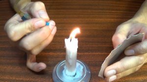 1500 градусов от свечи. Плавим металл в домашних условиях