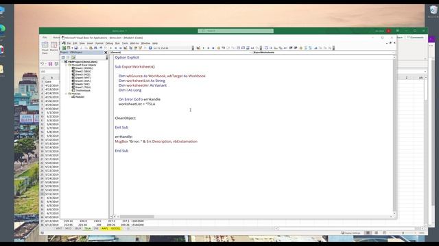 Excel Macro to export worksheets to new Excel files