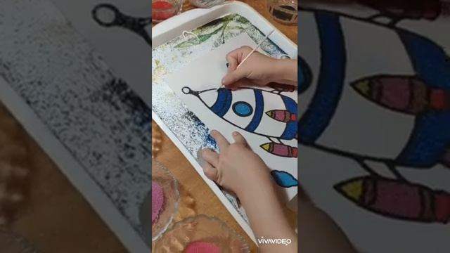 Картины из песка