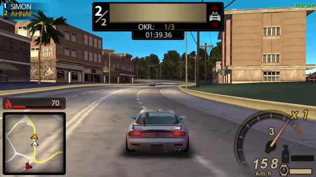 Need For Speed Undercover PSP Mazda RX-7 2002 смотреть онлайн