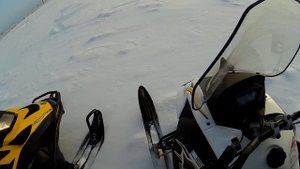 Катаемся на Стелс Капитан в -25 / сломался снегоход ...