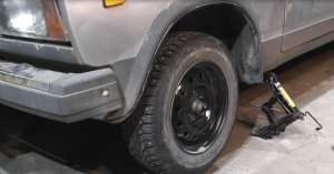 ВАЗ-2104. Колесо. снятие-установка.