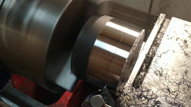 16У04П Токарный станок, обработка сталь 45 смотреть онлайн