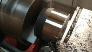 16У04П Токарный станок, обработка сталь 45