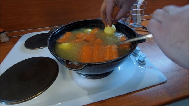Узбекская кайнатма шурпа – Узбекский суп из баранины с овощами