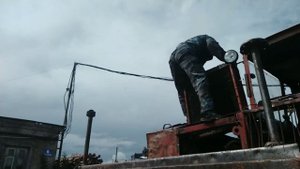 Меняю радиатор на ТДТ-55