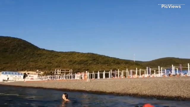 Анапа пляж Сукко сегодня 15 июля 2024. Обстановка на пляже море и погода сейчас