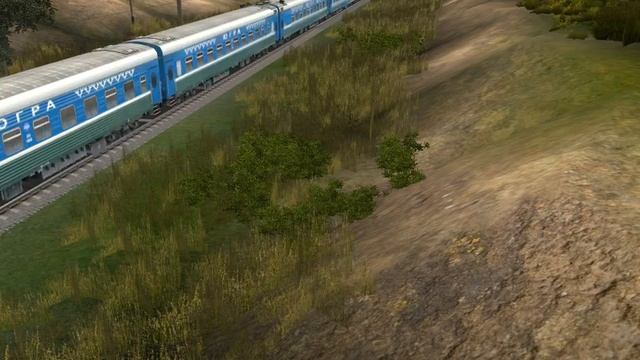 ТЭП70бс-114 с поездом Пермь-Адлер смотреть онлайн