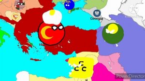 История Османской империи на карте кантриболз