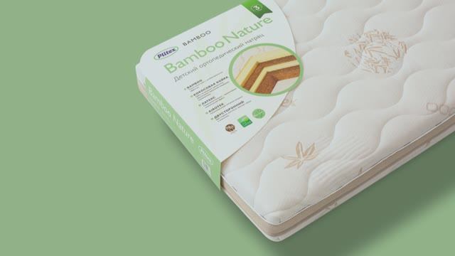 Детский матрас Plitex Bamboo Nature - в ТОП-3 детских матрасов смотреть онлайн