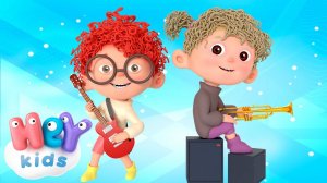 Die Musikinstrumente  | Bildungslied für Kinder | HeyKids Kinderlieder TV