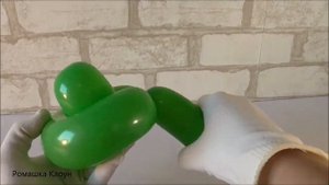 ЛЯГУШКА ИЗ ШАРИКА как сделать Animal Frog TUTORIAL como hacer una rana con globos