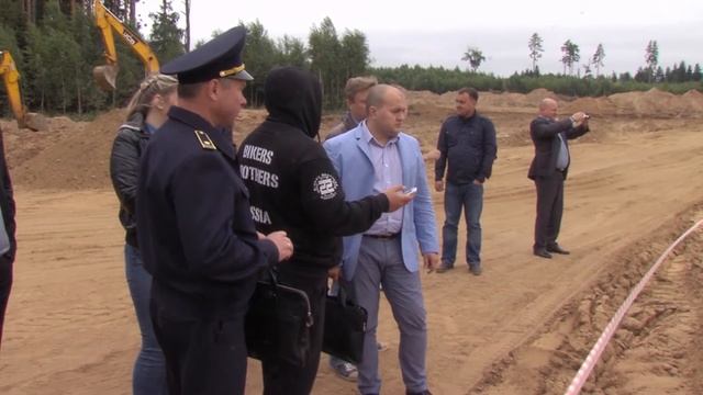 Комиссия проверила карьер в солнечногорской деревне Снопово. 07.2014