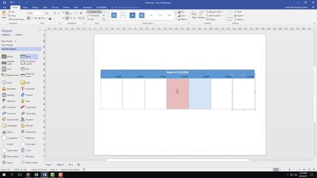 MS Visio Tutorial - Lesson 61 - Working with Calendar смотреть онлайн