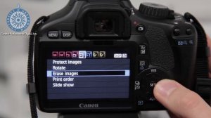 How to format an SD card using a Canon 550 /600D