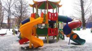 Vlog Детская супер площадка Горки Детская площадка Некрасовка Playground Slides Nekrasovka