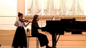 К.Вебер "Хор охотников" из оперы "Волшебный стрелок".Исп. Изабелла Мартиросян