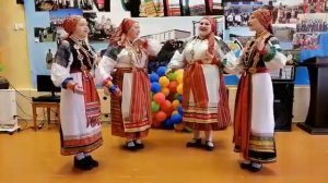 "Да на горе, на горушке"  плясовая песня с. Афанасьевка детский фольклорный ансамбль "Сорока"