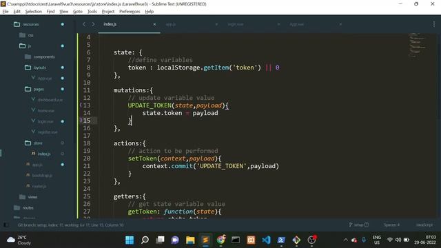 Vuex In Vue 3 | Laravel Vue 3 And Vuex 4 | Vuex 4 Tutorial | Laravel Vuejs 3 Vuex |Part #5 | HINDI