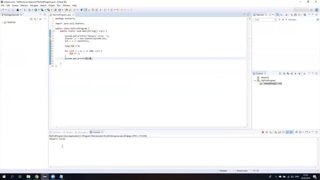 19 урок, java, решение задач на for смотреть онлайн