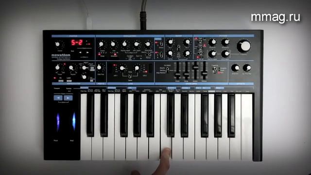 mmag.ru:    Novation Bass Station II Видеоинструкция  7 – Арпеджиатор и секвенсор
